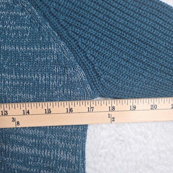 Columbia Women's Hooded Sweater Wool Blend Size Small Green Buttons - Picture 4 of 11